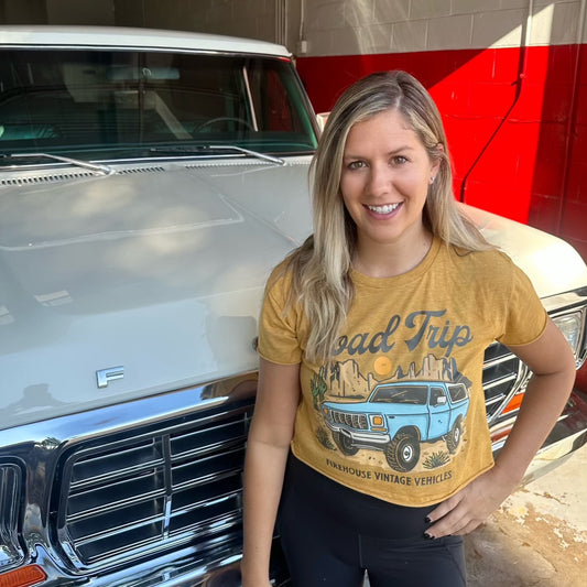 Women's Road Trip Crop Top Tee