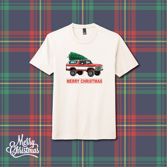 Ford Bronco Christmas T-shirt